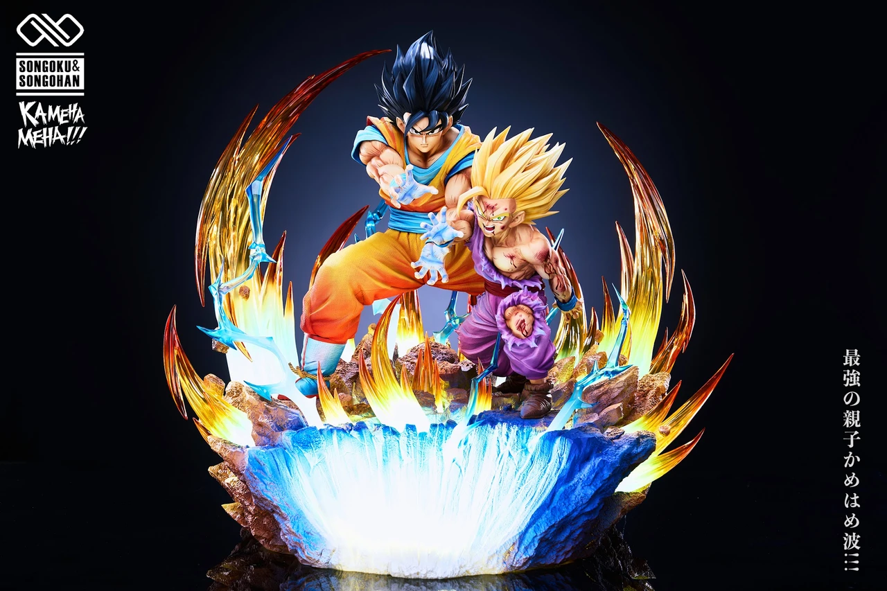 Goku & Gohan with LED