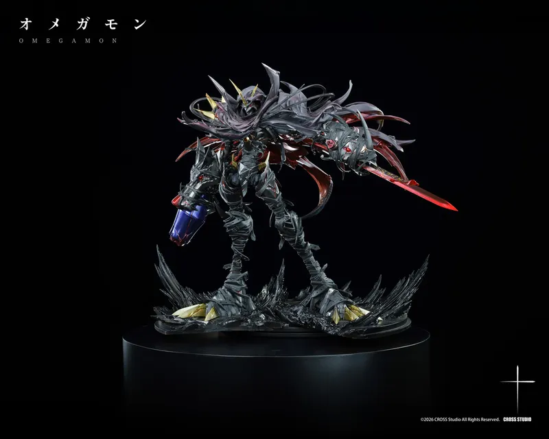 Omegamon Zwart Defeat