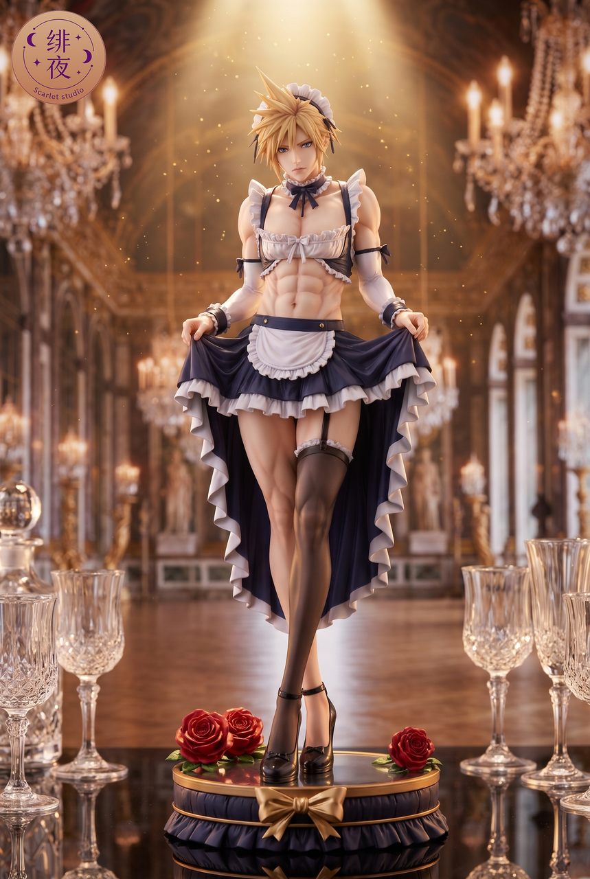 Cloud maid suit