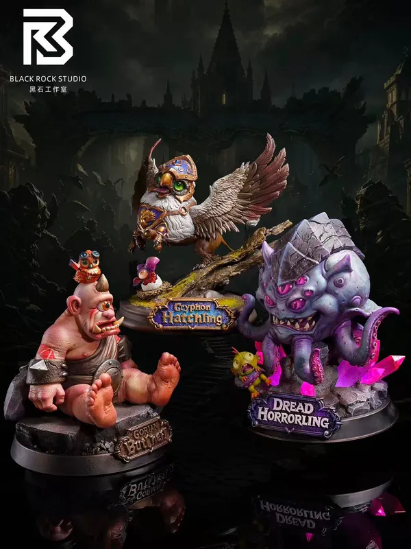 Q ver Gryphon Hatchling & Gorian Butcher & Dread Horrorling